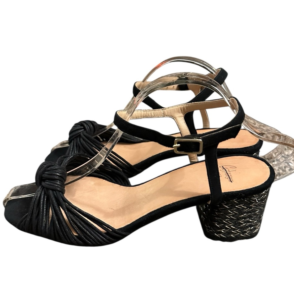 Anthropologie Castaner Mar-Knot Block heels Size 37/US 6.5 - Picture 7 of 15